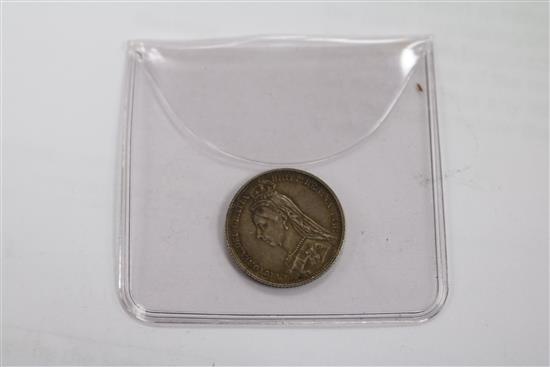 A quantity of assorted coins including Victorian crowns.